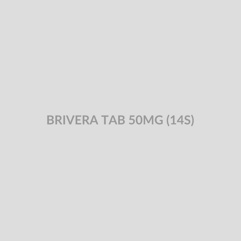 BRIVERA TAB 50MG (14S) - Bolan Clinic Pharmacy