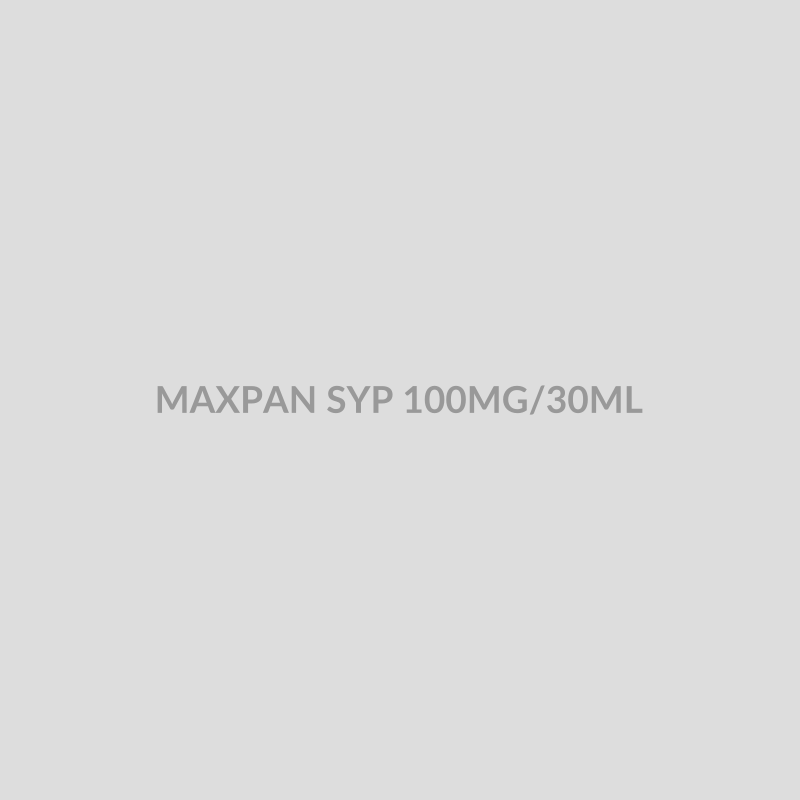 MAXPAN SYP 100MG/30ML - Bolan Clinic Pharmacy