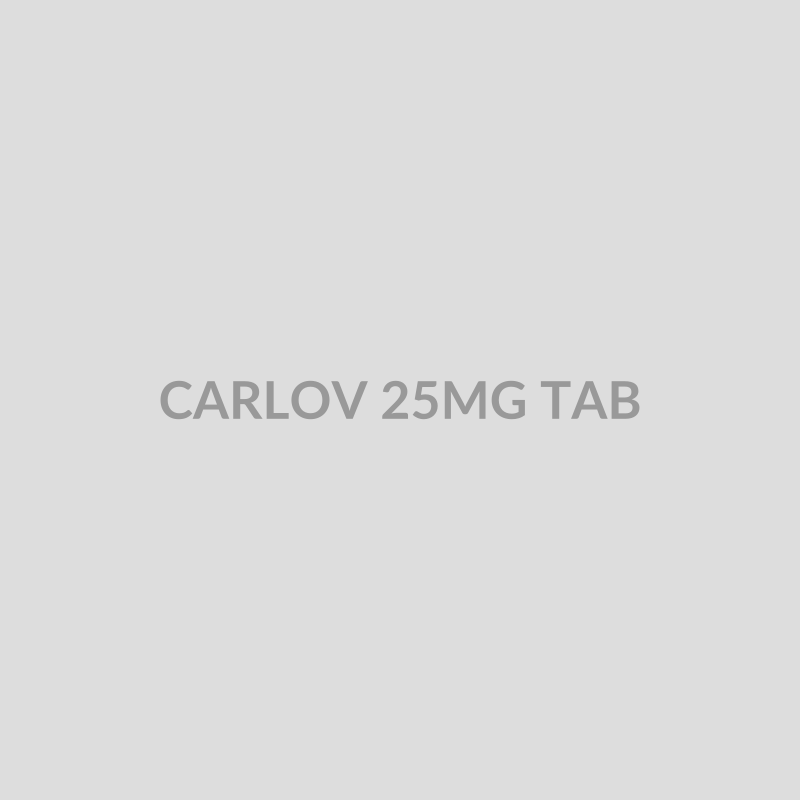 CARLOV 25MG TAB - Bolan Clinic Pharmacy