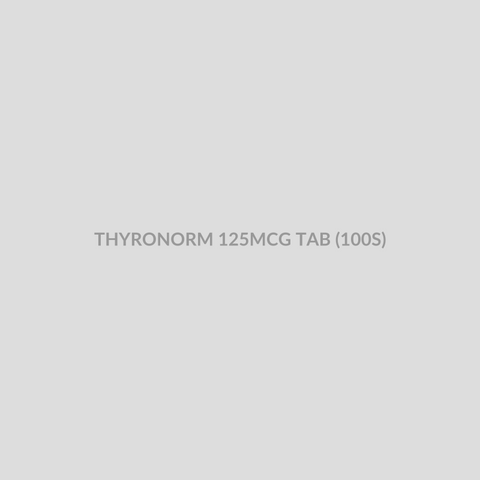 THYRONORM 125MCG TAB (100S) - Bolan Clinic Pharmacy