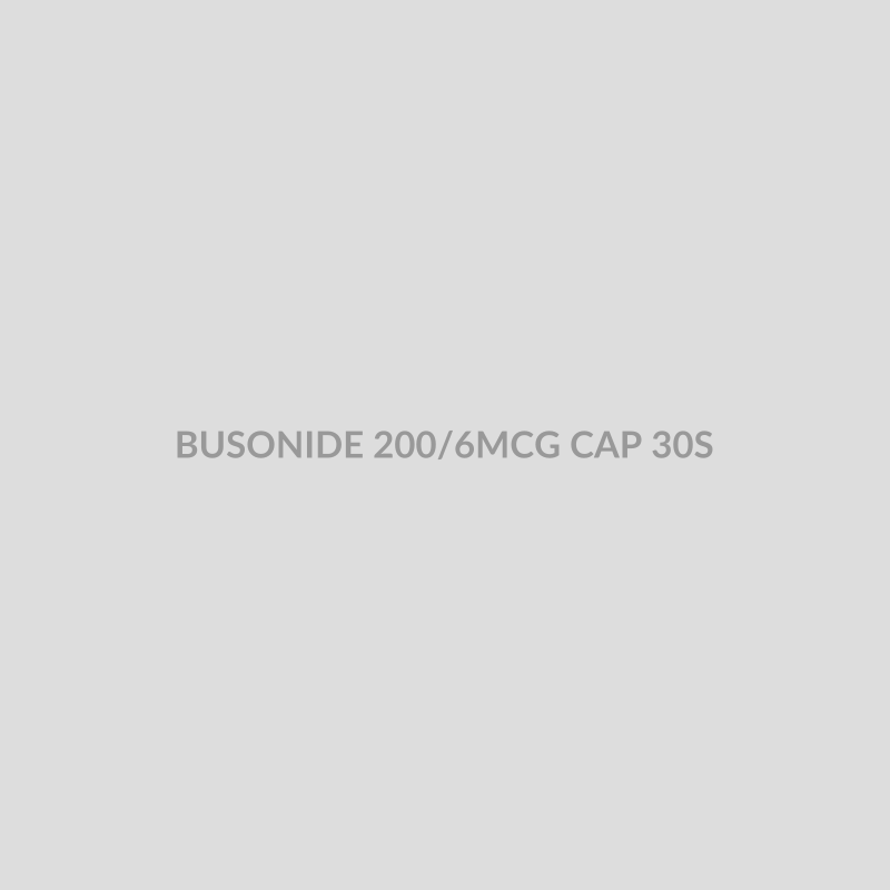 BUSONIDE 200/6MCG CAP 30S - Bolan Clinic Pharmacy