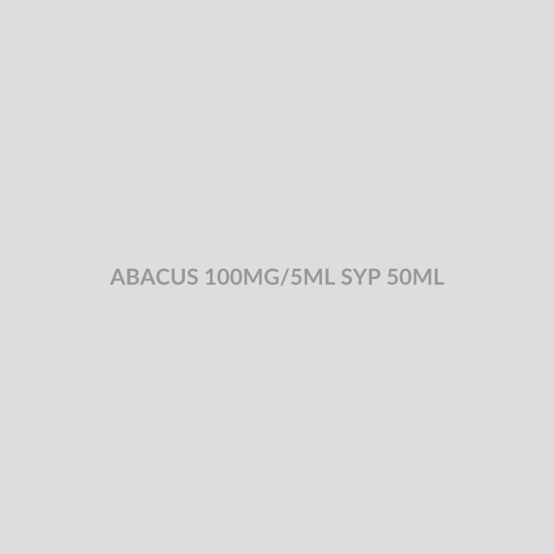 ABACUS 100MG/5ML SYP 50ML - Bolan Clinic Pharmacy