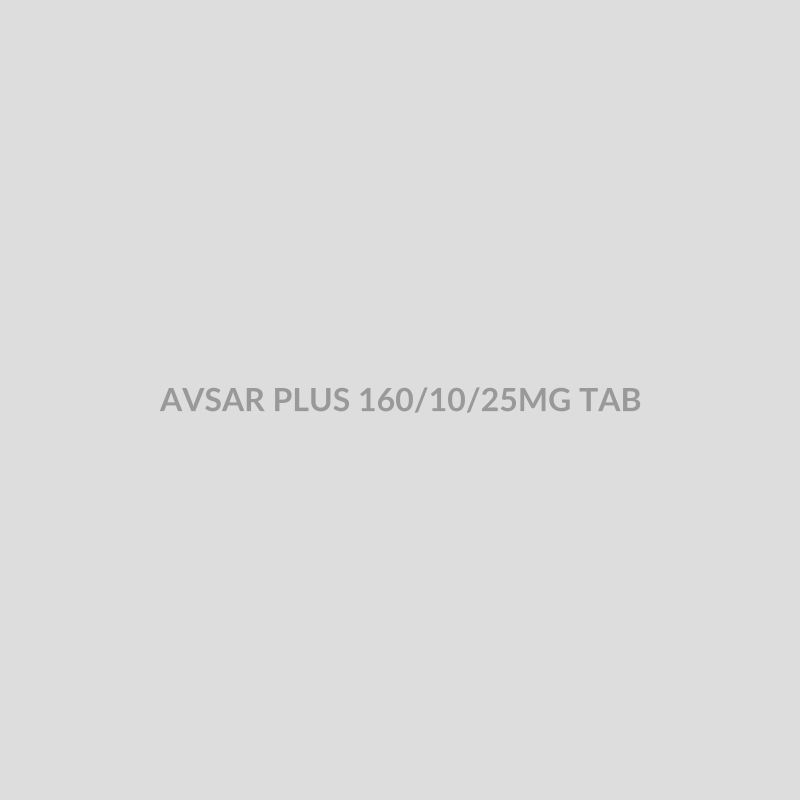 AVSAR PLUS 160/10/25MG TAB - Bolan Clinic Pharmacy