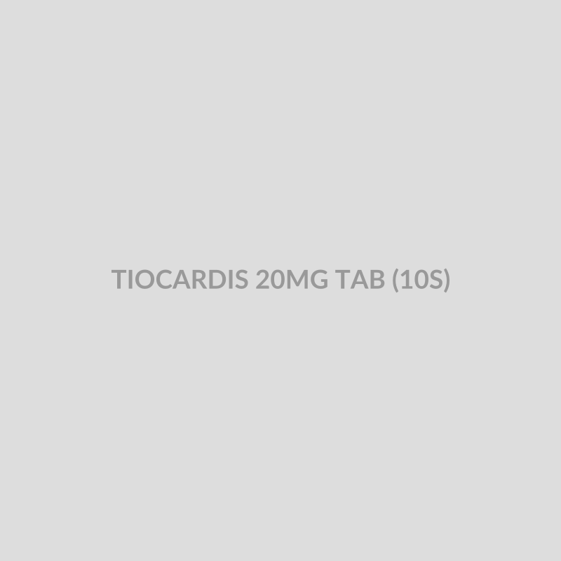 TIOCARDIS 20MG TAB (10S) - Bolan Clinic Pharmacy