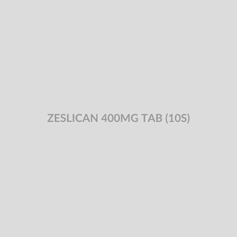 ZESLICAN 400MG TAB (10S) - Bolan Clinic Pharmacy