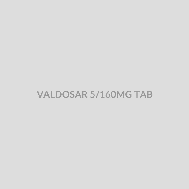 VALDOSAR 5/160MG TAB - Bolan Clinic Pharmacy