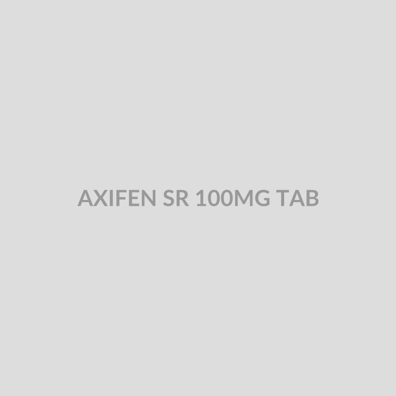 AXIFEN SR 100MG TAB - Bolan Clinic Pharmacy