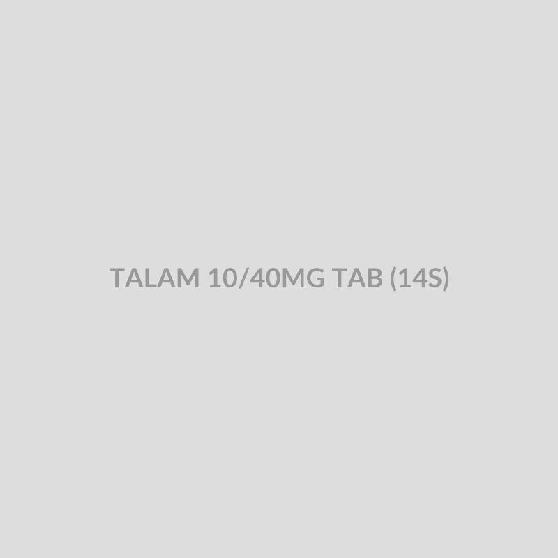 TALAM 10/40MG TAB (14S) - Bolan Clinic Pharmacy