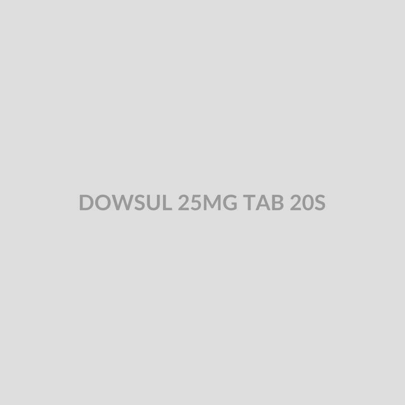 DOWSUL 25MG TAB 20S - Bolan Clinic Pharmacy