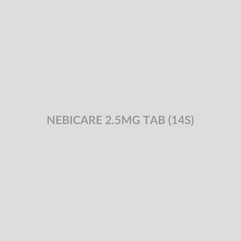 NEBICARE 2.5MG TAB (14S) - Bolan Clinic Pharmacy