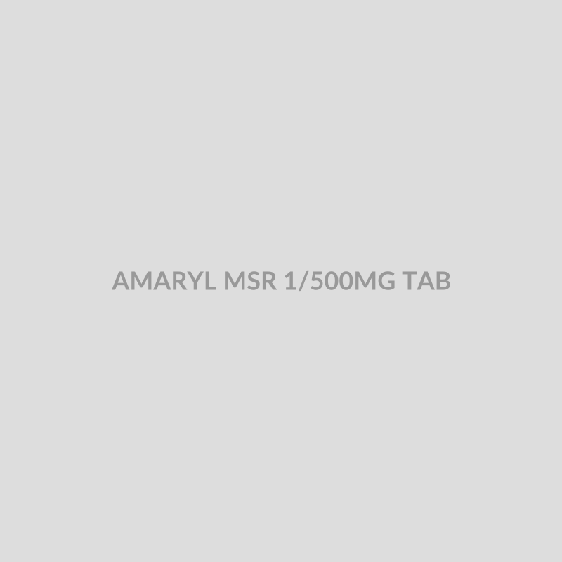 AMARYL MSR 1/500MG TAB - Bolan Clinic Pharmacy