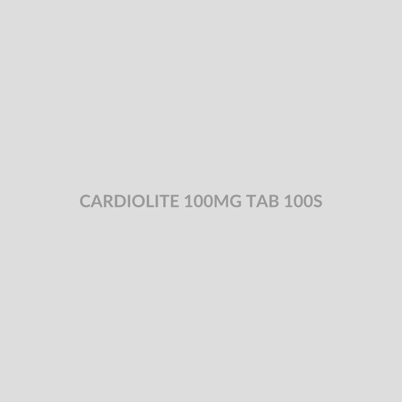 CARDIOLITE 100MG TAB 100S - Bolan Clinic Pharmacy