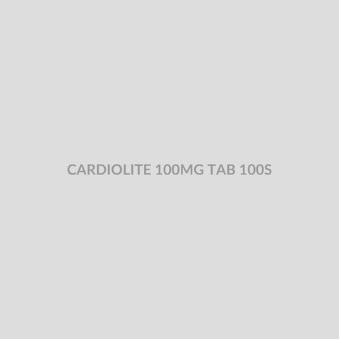CARDIOLITE 100MG TAB 100S - Bolan Clinic Pharmacy
