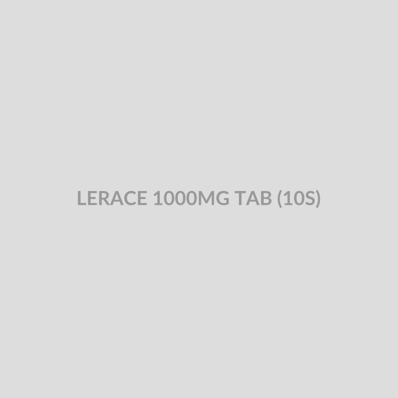 LERACE 1000MG TAB (10S) - Bolan Clinic Pharmacy