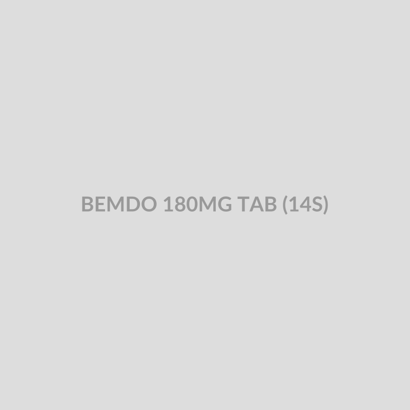 BEMDO 180MG TAB (14S) - Bolan Clinic Pharmacy