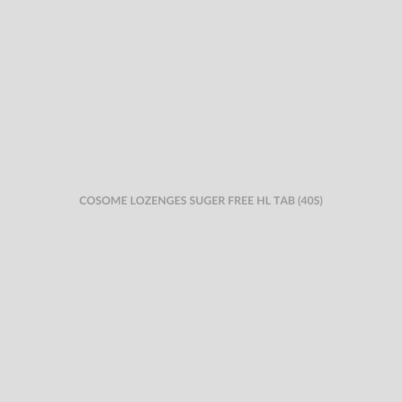 COSOME LOZENGES SUGER FREE HL TAB (40S) - Bolan Clinic Pharmacy