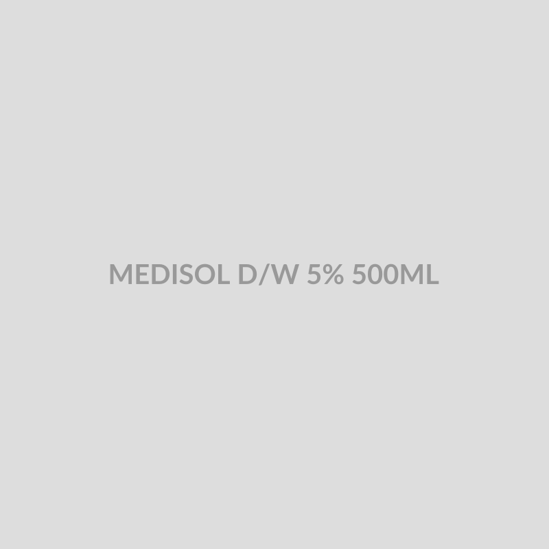 MEDISOL D/W 5% 500ML - Bolan Clinic Pharmacy