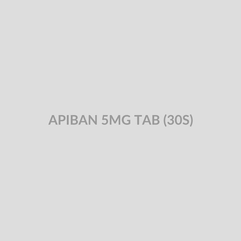 APIBAN 5MG TAB (30S) - Bolan Clinic Pharmacy