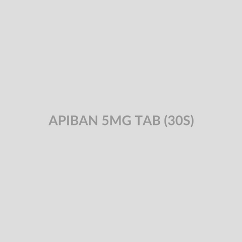 APIBAN 5MG TAB (30S) - Bolan Clinic Pharmacy