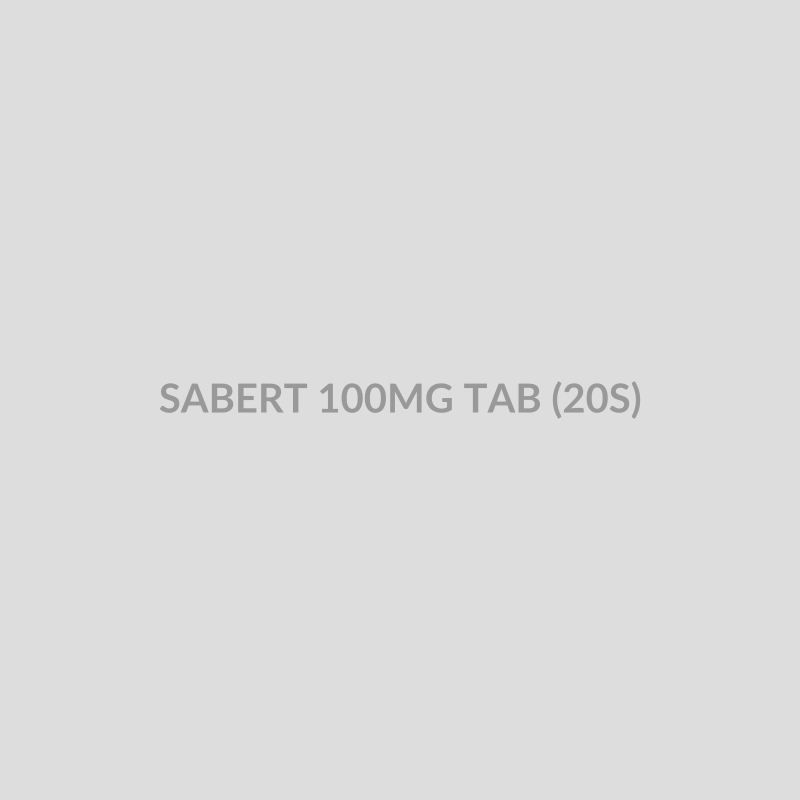 SABERT 100MG TAB (20S) - Bolan Clinic Pharmacy