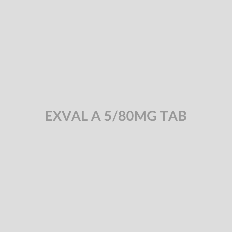 EXVAL A 5/80MG TAB - Bolan Clinic Pharmacy
