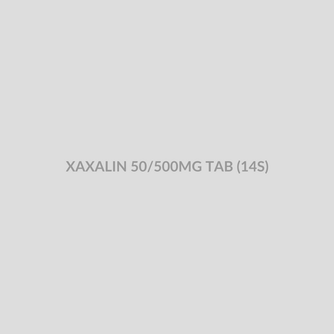 XAXALIN 50/500MG TAB (14S) - Bolan Clinic Pharmacy
