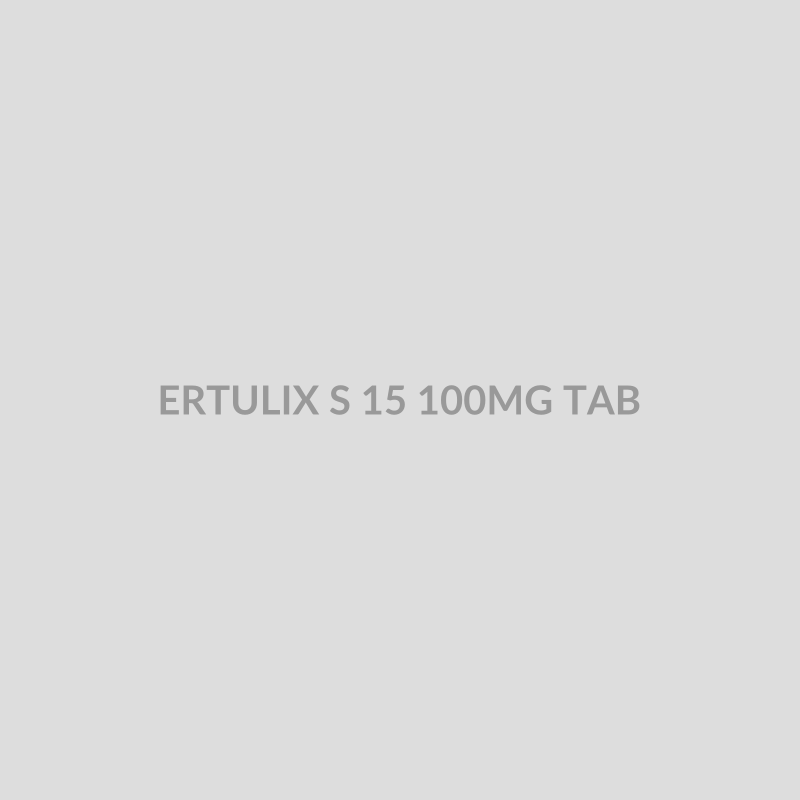 ERTULIX S 15 100MG TAB - Bolan Clinic Pharmacy