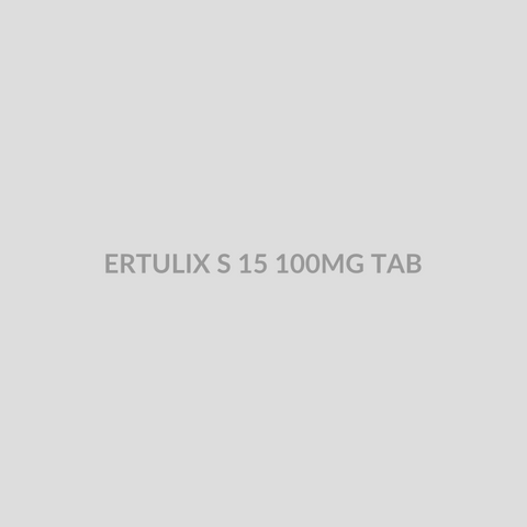 ERTULIX S 15 100MG TAB - Bolan Clinic Pharmacy