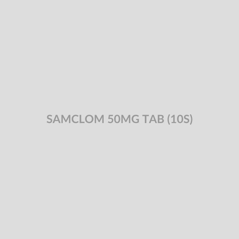 SAMCLOM 50MG TAB (10S) - Bolan Clinic Pharmacy