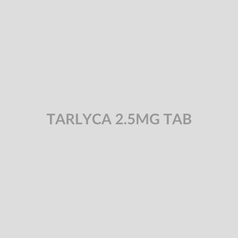TARLYCA 2.5MG TAB - Bolan Clinic Pharmacy
