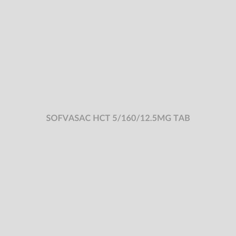 SOFVASAC HCT 5/160/12.5MG TAB - Bolan Clinic Pharmacy