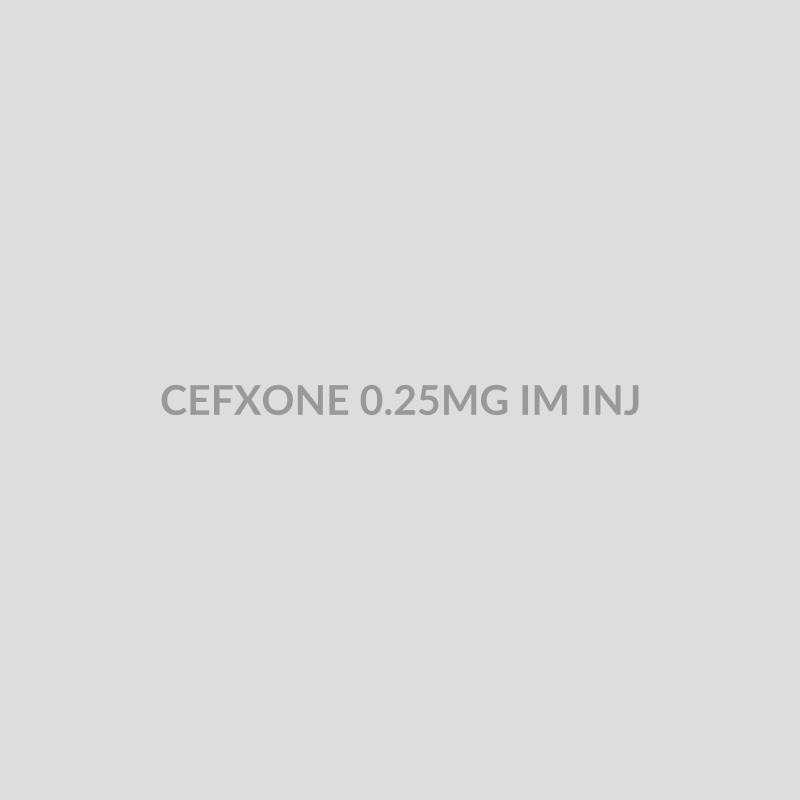 CEFXONE 0.25MG IM INJ - Bolan Clinic Pharmacy