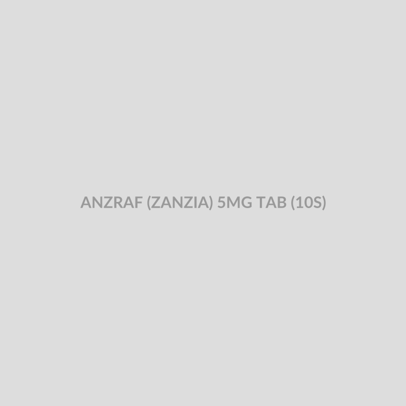ANZRAF (ZANZIA) 5MG TAB (10S) - Bolan Clinic Pharmacy