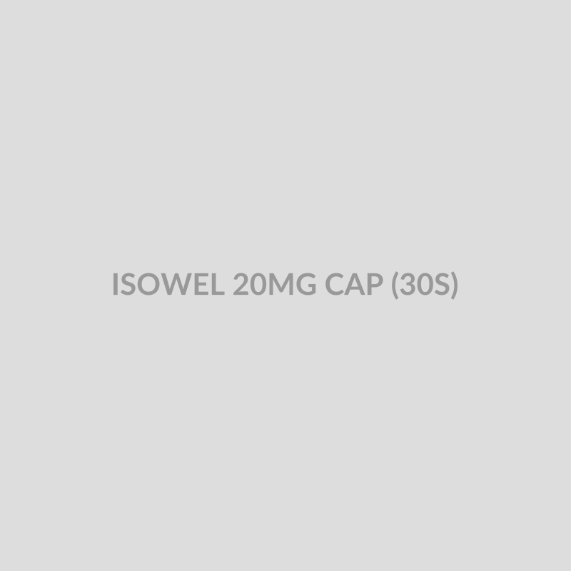 ISOWEL 20MG CAP (30S) - Bolan Clinic Pharmacy