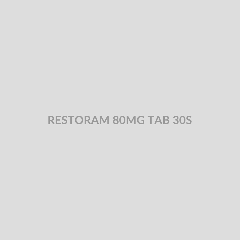 RESTORAM 80MG TAB 30S - Bolan Clinic Pharmacy