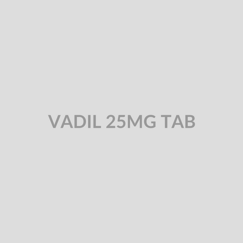 VADIL 25MG TAB - Bolan Clinic Pharmacy