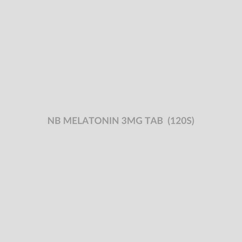 NB MELATONIN 3MG TAB (120S) - Bolan Clinic Pharmacy