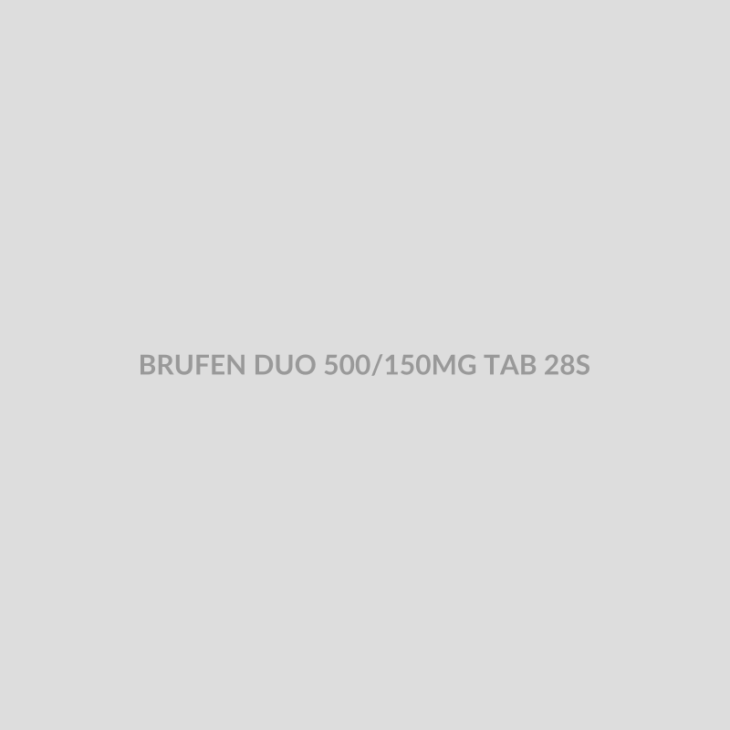 BRUFEN DUO 500/150MG TAB 28S - Bolan Clinic Pharmacy