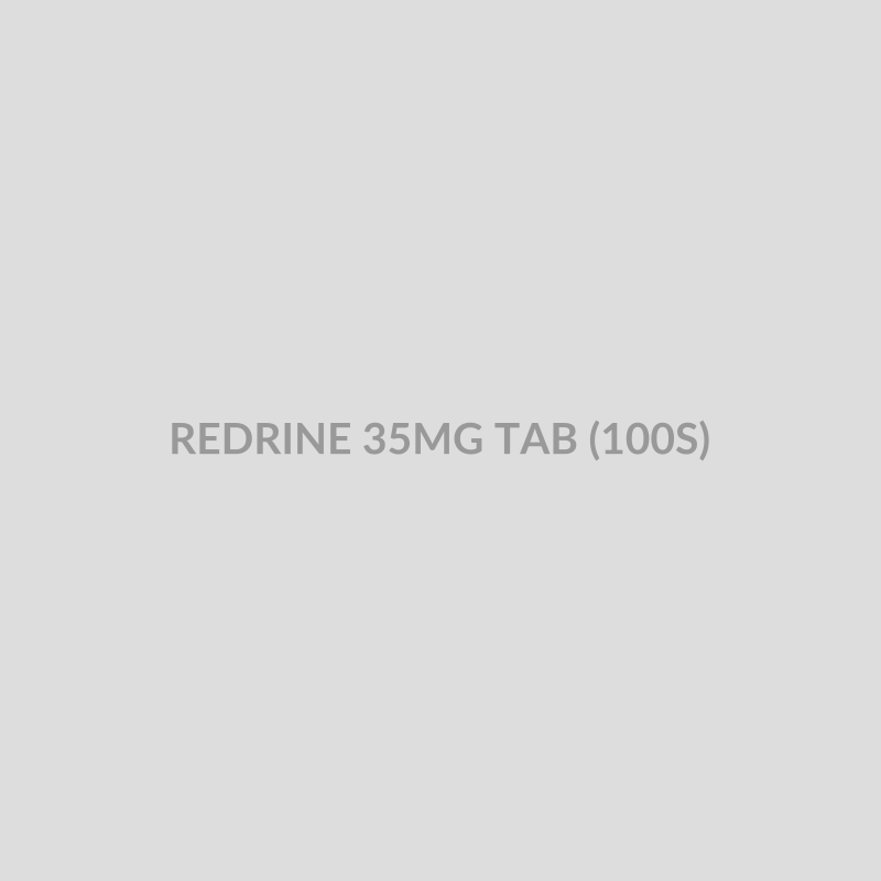 REDRINE 35MG TAB (100S) - Bolan Clinic Pharmacy
