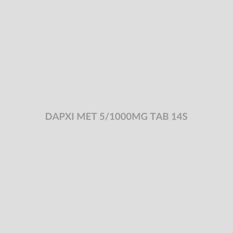 DAPXI MET 5/1000MG TAB 14S - Bolan Clinic Pharmacy