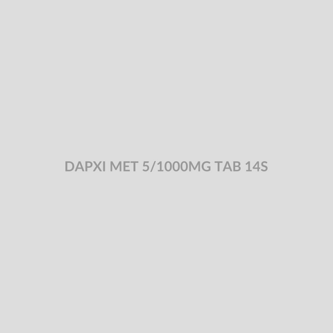 DAPXI MET 5/1000MG TAB 14S - Bolan Clinic Pharmacy