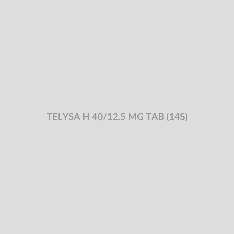TELYSA H 40/12.5 MG TAB (14S) - Bolan Clinic Pharmacy