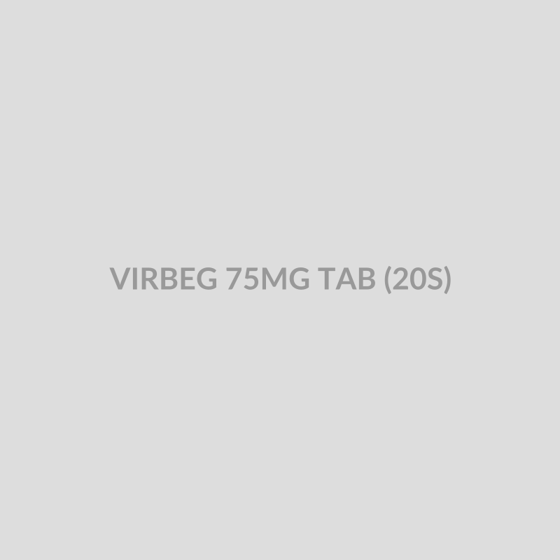 VIRBEG 75MG TAB (20S) - Bolan Clinic Pharmacy