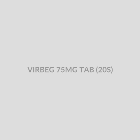 VIRBEG 75MG TAB (20S) - Bolan Clinic Pharmacy