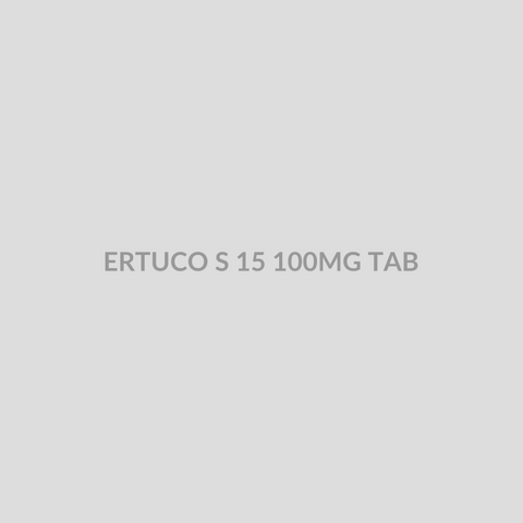 ERTUCO S 15 100MG TAB - Bolan Clinic Pharmacy