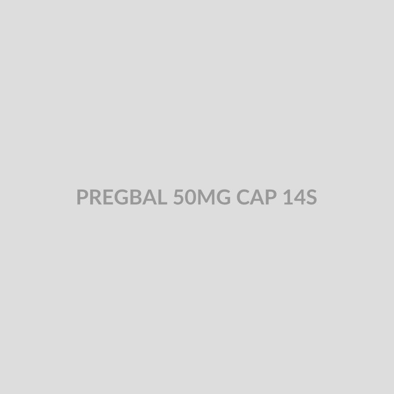 PREGBAL 50MG CAP 14S - Bolan Clinic Pharmacy