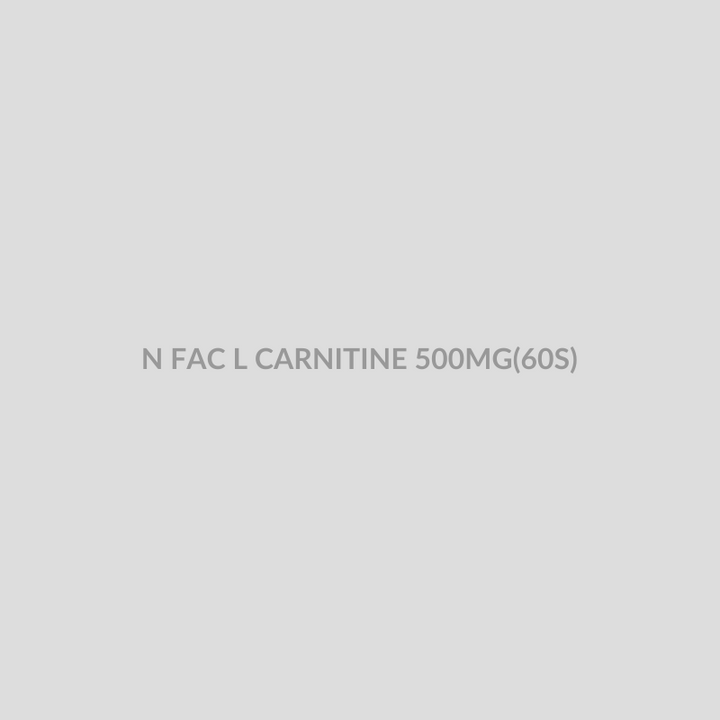 N FAC L CARNITINE 500MG(60S) - Bolan Clinic Pharmacy