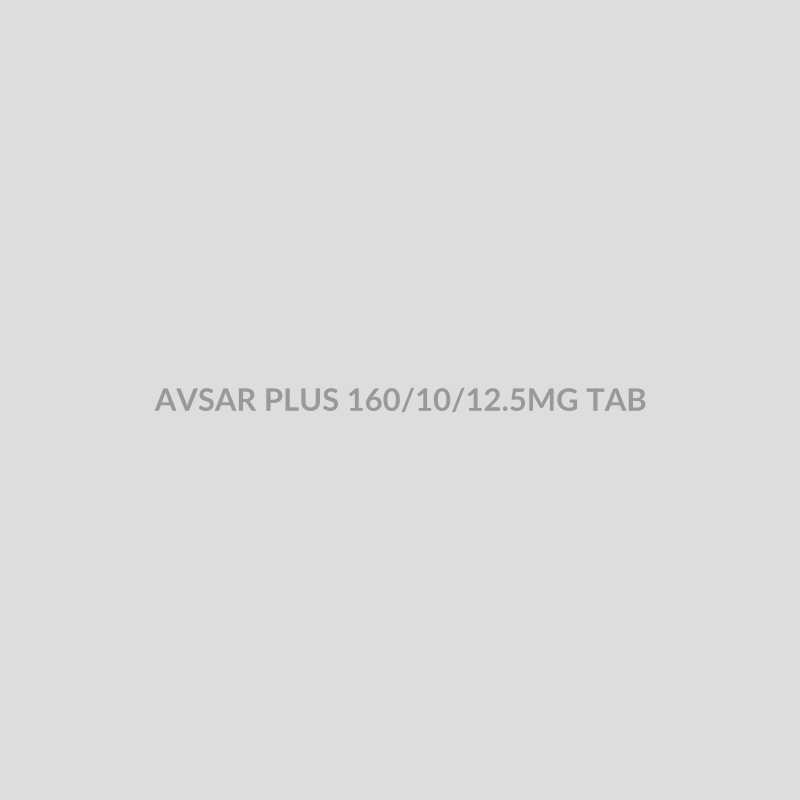 AVSAR PLUS 160/10/12.5MG TAB - Bolan Clinic Pharmacy