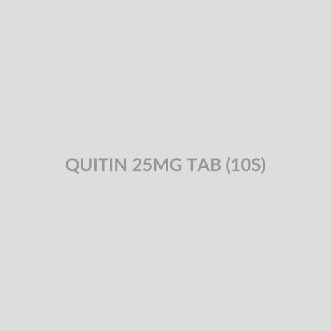 QUITIN 25MG TAB (10S) - Bolan Clinic Pharmacy