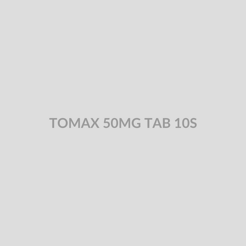 TOMAX 50MG TAB 10S - Bolan Clinic Pharmacy